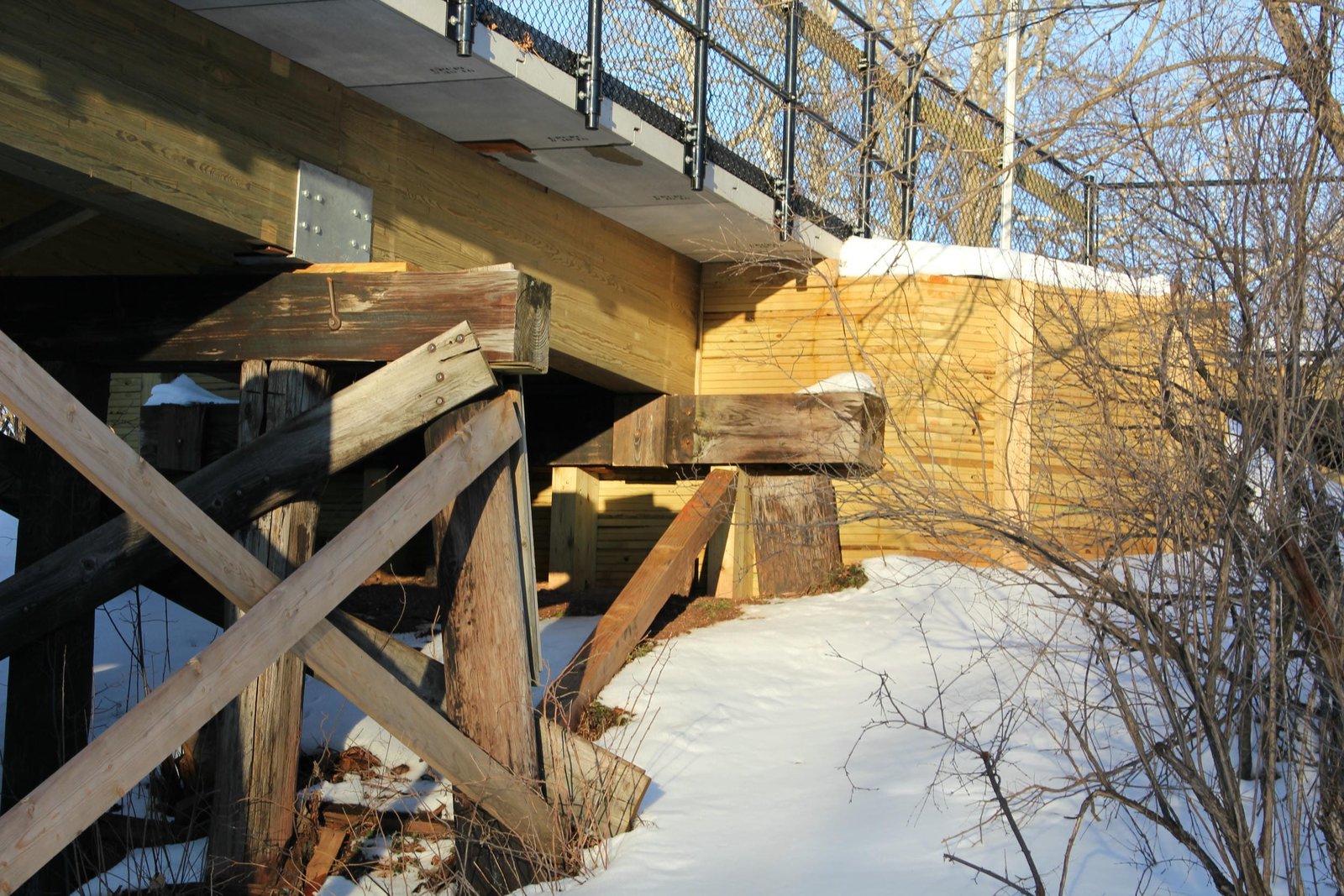 East abutment